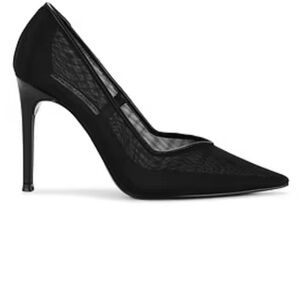 Elegant Steve Madden “Raz” Black mesh Stiletto Heels